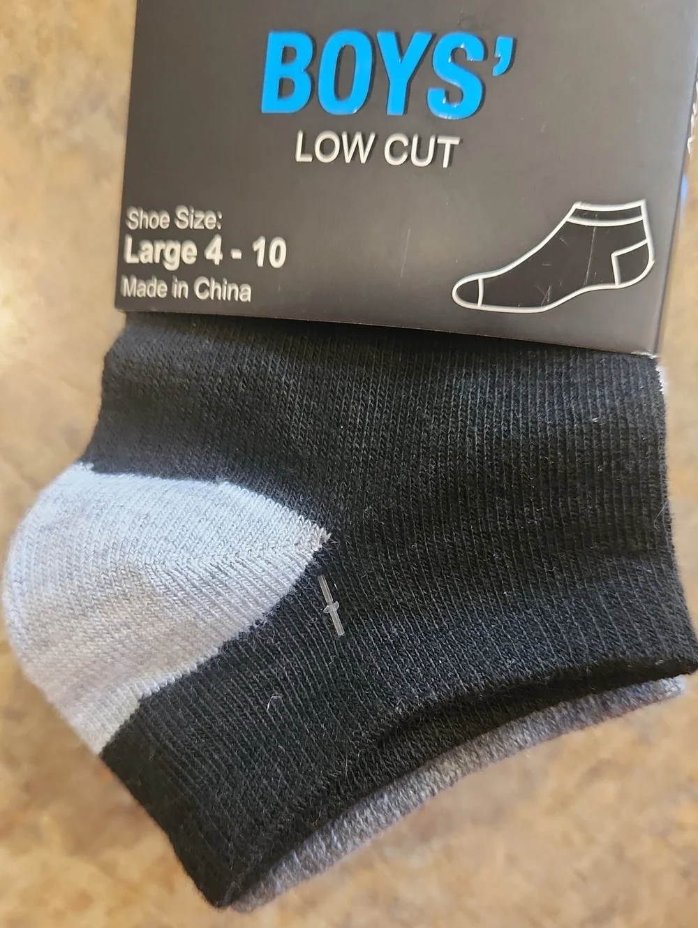 2 Packs Boys Low Cut Socks